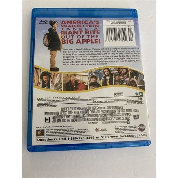 Home Alone 2: Lost in New York [Blu-ray] DVD, James Cole, Jedediah Cohen - Picture 2 of 8